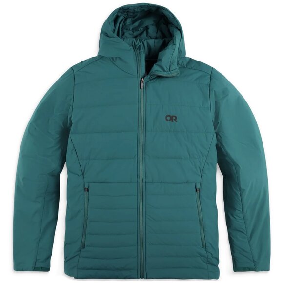 NWT $249 Outdoor Research Shadow Insulated Hoodie Jacket in Treeline Green - Picture 1 of 7